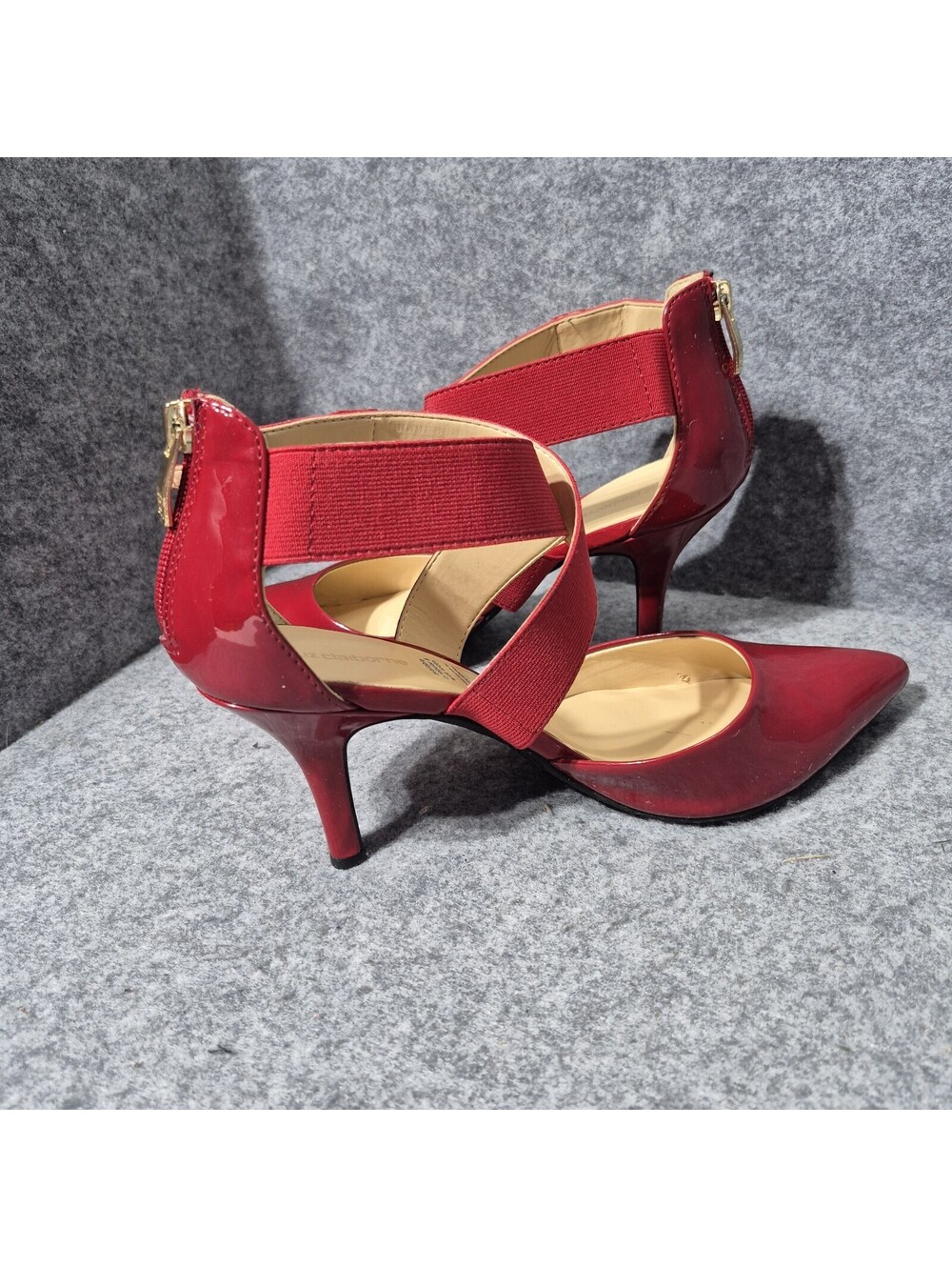 Liz Claiborne Keegan Stiletto Heels Size 9M Red  Pumps - Picture 8 of 15
